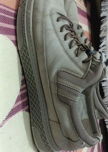 Gri Süet Erkek Günlük Ayakkabı - Görsel 3