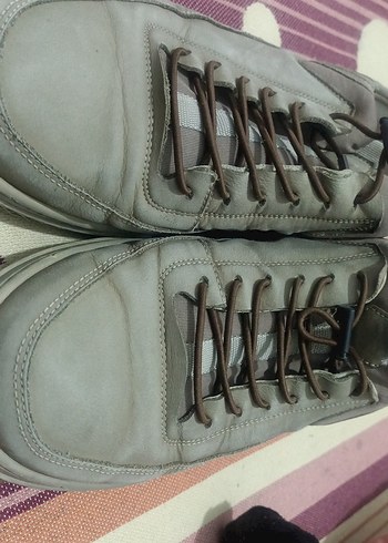 Gri Süet Erkek Günlük Ayakkabı - Görsel 2