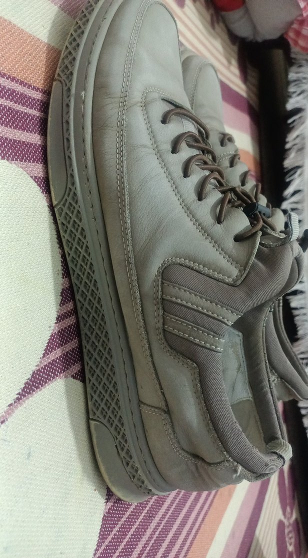 Gri Süet Erkek Günlük Ayakkabı - Görsel 3