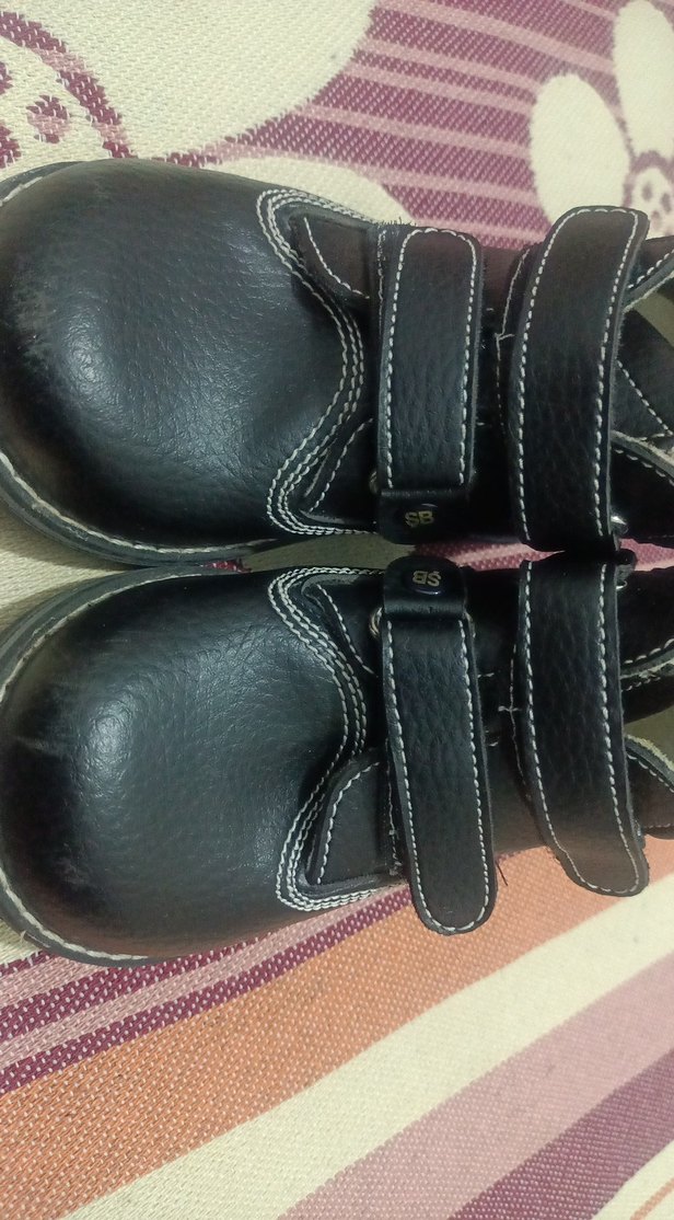 Siyah Erkek Çocuk Deri Bot - Görsel 2