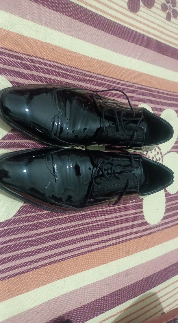 Erkek Siyah Rugan Klasik Ayakkabı - Görsel 2