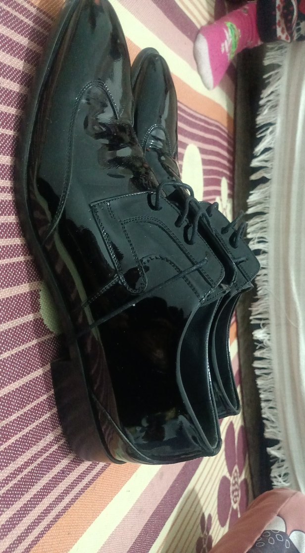 Erkek Siyah Rugan Klasik Ayakkabı - Görsel 3