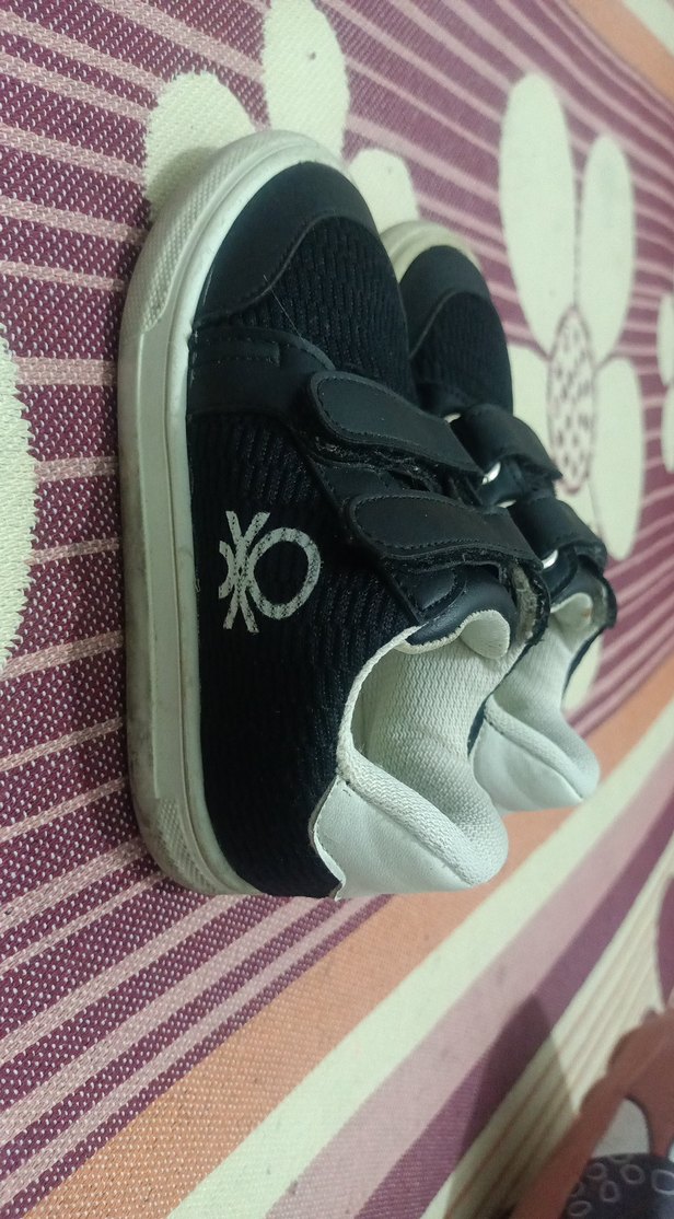 siyah Erkek Çocuk Cırt Cırtlı Spor Ayakkabı - Görsel 2