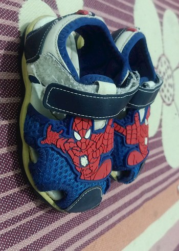 Mavi Örümcek Adam Baskılı Erkek Çocuk Terlik - Görsel 2