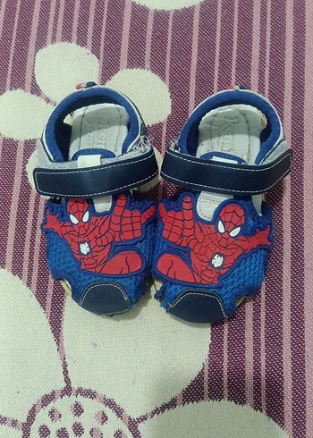 Mavi Örümcek Adam Baskılı Erkek Çocuk Terlik - Görsel 4