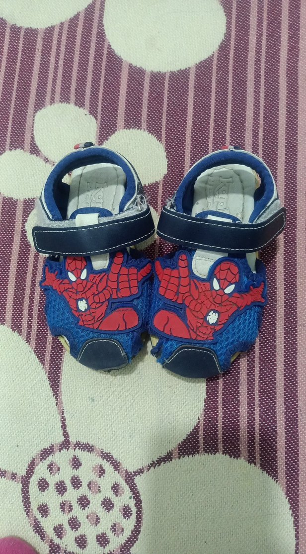 Mavi Örümcek Adam Baskılı Erkek Çocuk Terlik - Görsel 4