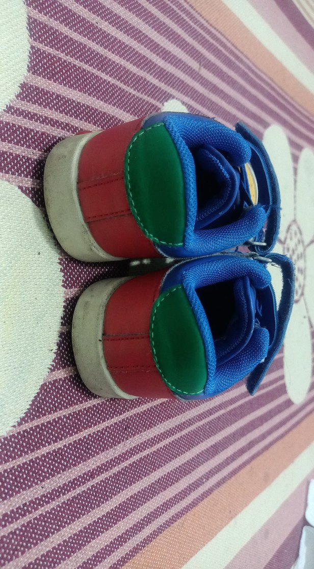 Erkek Çocuk Mavi Renkli Cırt Cırtlı Spor Ayakkabı - Görsel 3