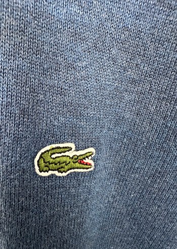 Lacoste Mavi Uzun Kollu Triko - Görsel 3