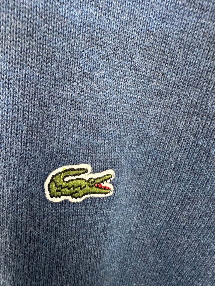 Lacoste Mavi Uzun Kollu Triko - Görsel 3