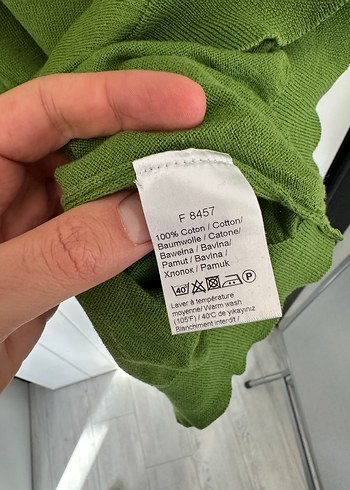 Erkek Yeşil Triko Sweatshirt - Görsel 4