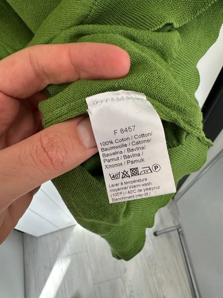 Erkek Yeşil Triko Sweatshirt - Görsel 4