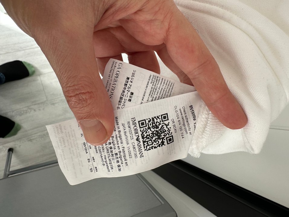 Emporio Armani Beyaz Pamuklu Sweatshirt - Görsel 4