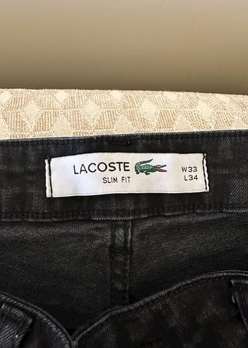 Lacoste Siyah Kot Pantolon - Görsel 2