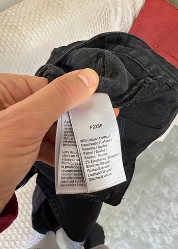 Lacoste Siyah Kot Pantolon - Görsel 5