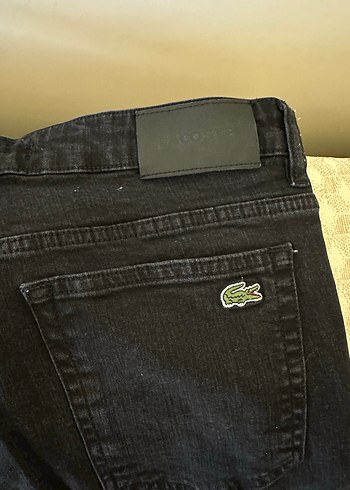 Lacoste Siyah Kot Pantolon - Görsel 3