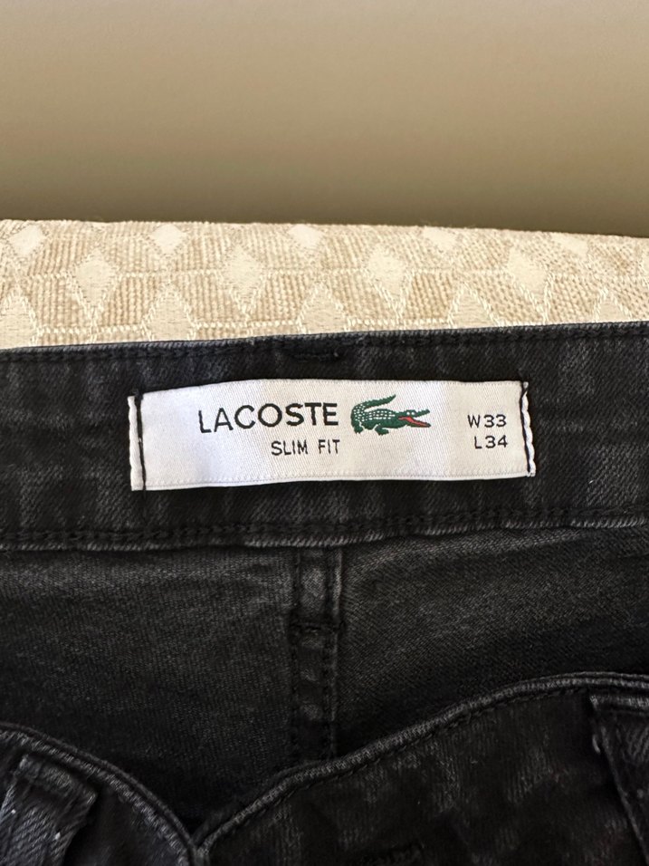 Lacoste Siyah Kot Pantolon - Görsel 2