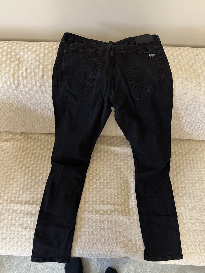 Lacoste Siyah Kot Pantolon - Görsel 4