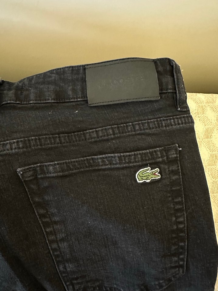 Lacoste Siyah Kot Pantolon - Görsel 3