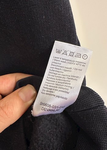 Lacoste Siyah Oversize Unisex Sweatshirt - Görsel 6