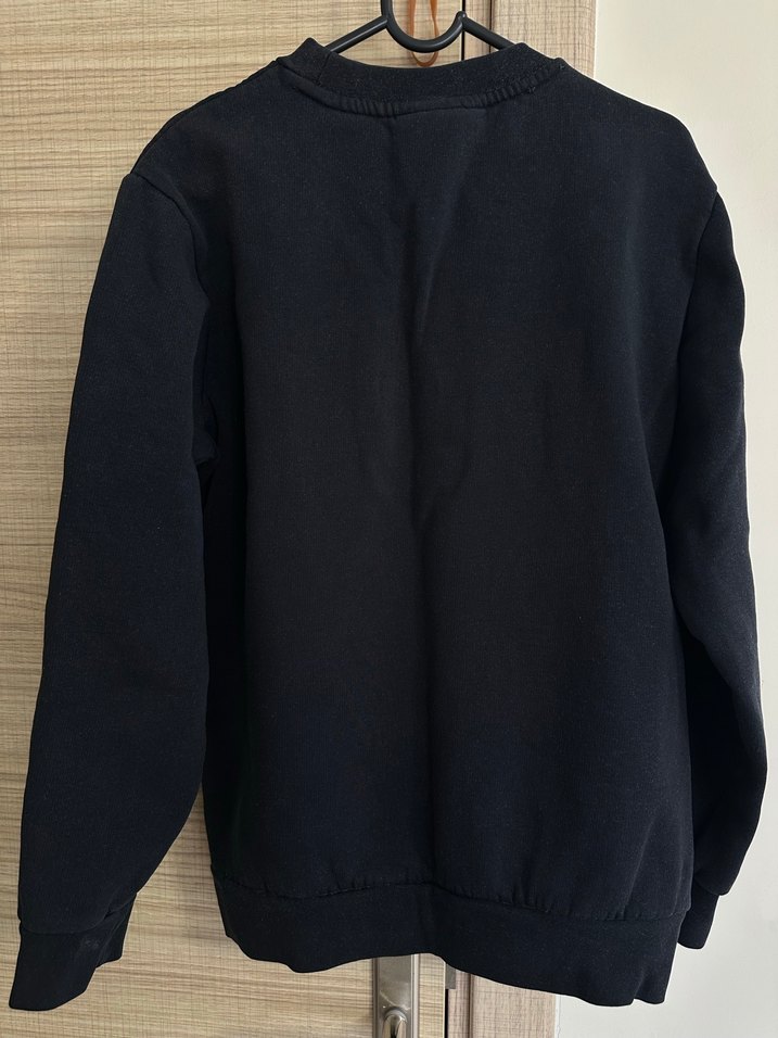 Lacoste Siyah Oversize Unisex Sweatshirt - Görsel 4