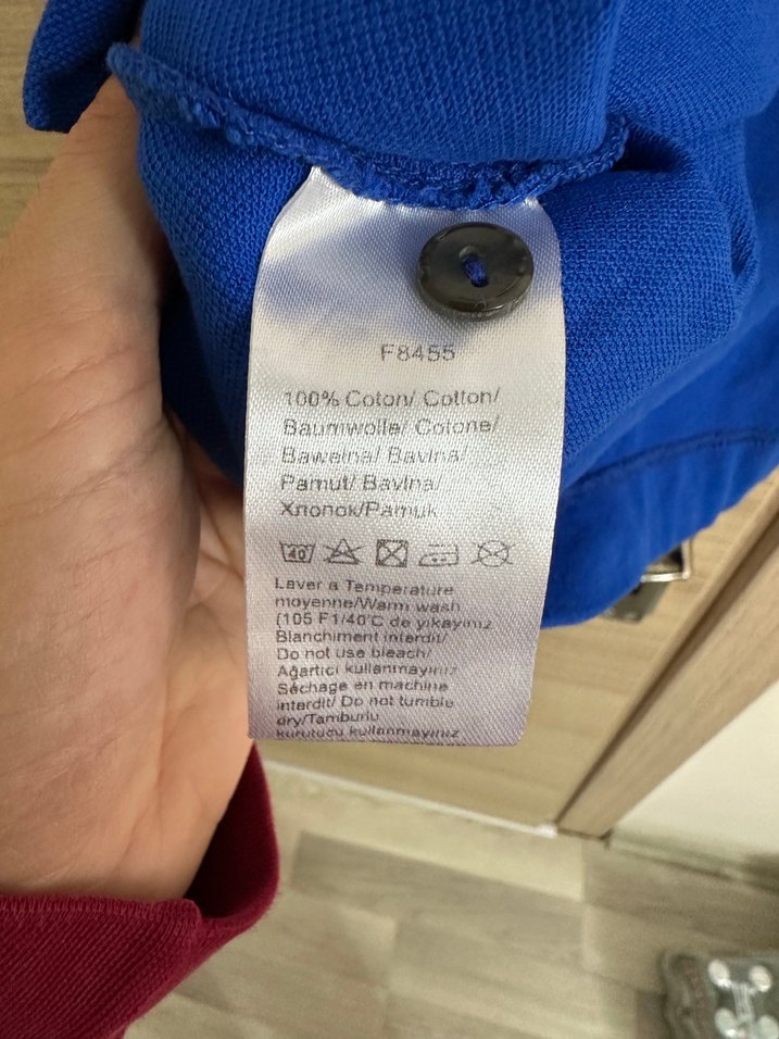 Lacivert Klasik Polo Yaka Erkek Tişört - Görsel 4