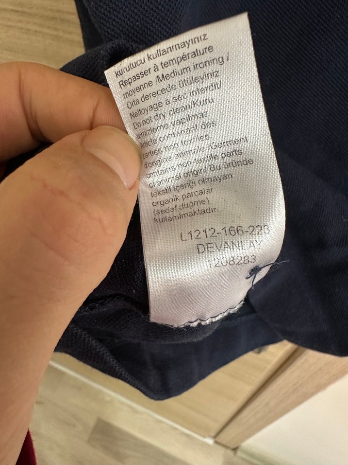 Lacivert Keten Erkek Polo Tişört - Görsel 5