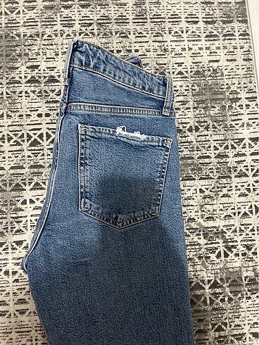 xs Beden mavi Renk Kot pantolon