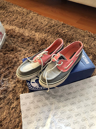 39 Beden Orjinal sperry top sider ayakkabi