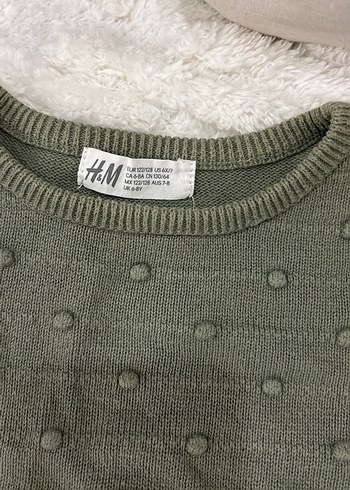 Kız Çocuk Gri Örgü Kazak - Görsel 2