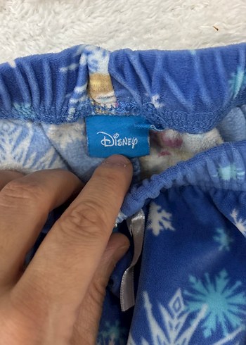 Baskılı Mavi Çocuk Polar Pijama Altı - Görsel 3