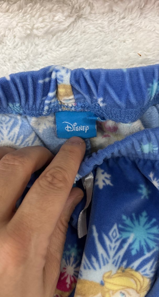 Baskılı Mavi Çocuk Polar Pijama Altı - Görsel 3