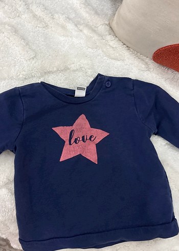 Kız Çocuk Renkli Baskılı Sweatshirt - Görsel 2