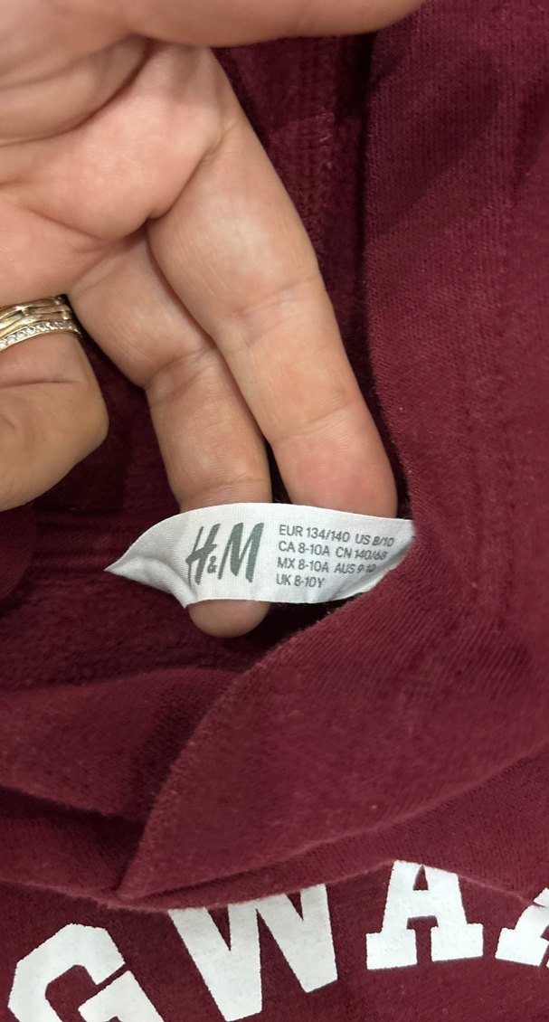 Bordo Kapüşonlu Kız Sweatshirt - Görsel 3