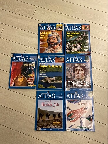 Atlas dergisi 7 adet