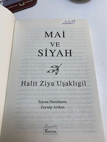  Beden Mai ve siyah halid ziya uşaklıgil