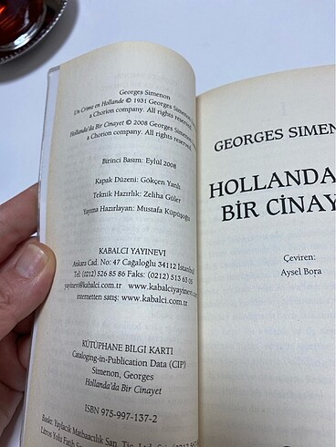 George simenon Hollandada bir cinayet