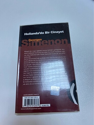 Beden George simenon Hollandada bir cinayet