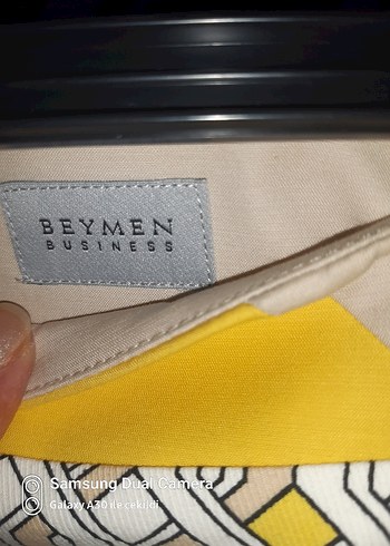 Beymen Business Sari Desenli Sik Etek