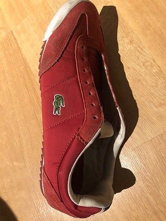 44 Beden kırmızı Renk Lacoste erkek ayakkabi