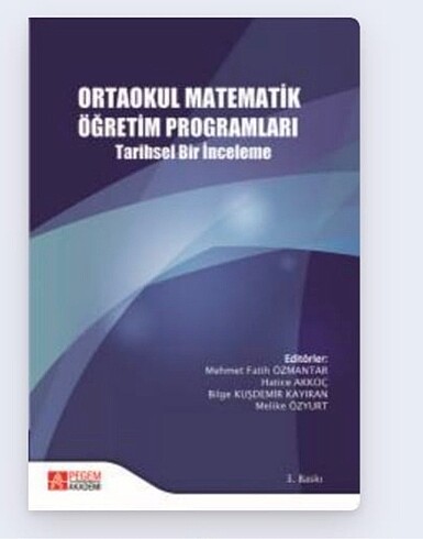 Ortaokul matematik öğretim programları tarihsel bir inceleme