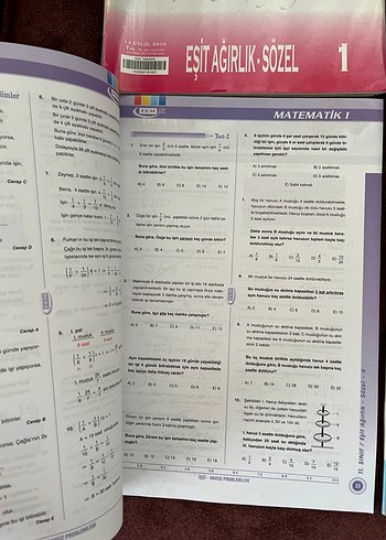 FEM 11. Sınıf Eşit Ağırlık Sözel kaynak kitap - Görsel 2