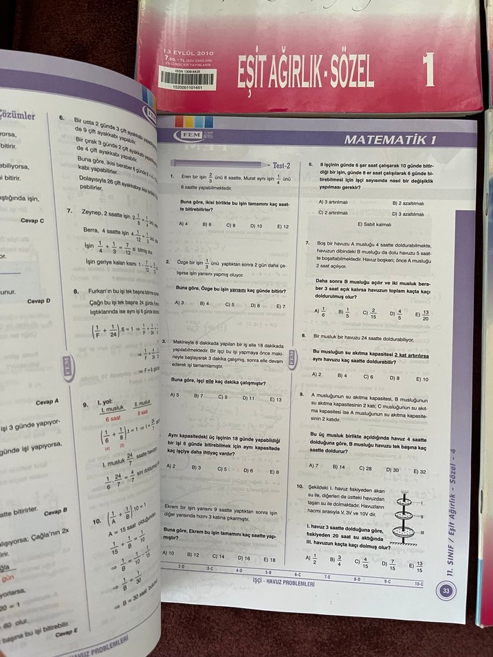 FEM 11. Sınıf Eşit Ağırlık Sözel kaynak kitap - Görsel 2
