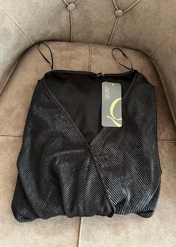 Quzu siyah elbise - Görsel 5