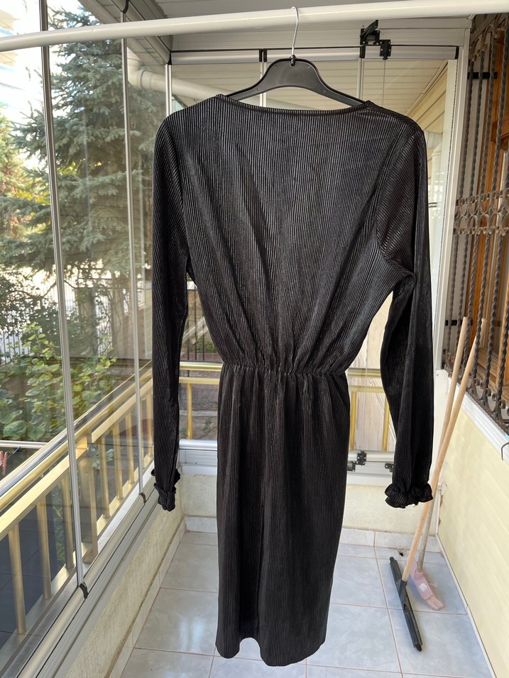 Quzu siyah elbise - Görsel 3