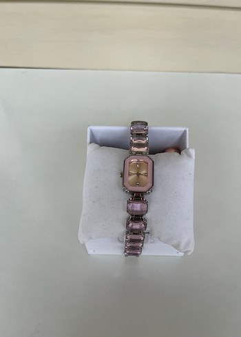 Pembe swarowski taşlı saat - Görsel 4