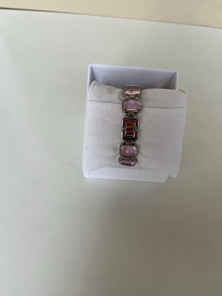 Pembe swarowski taşlı saat - Görsel 3