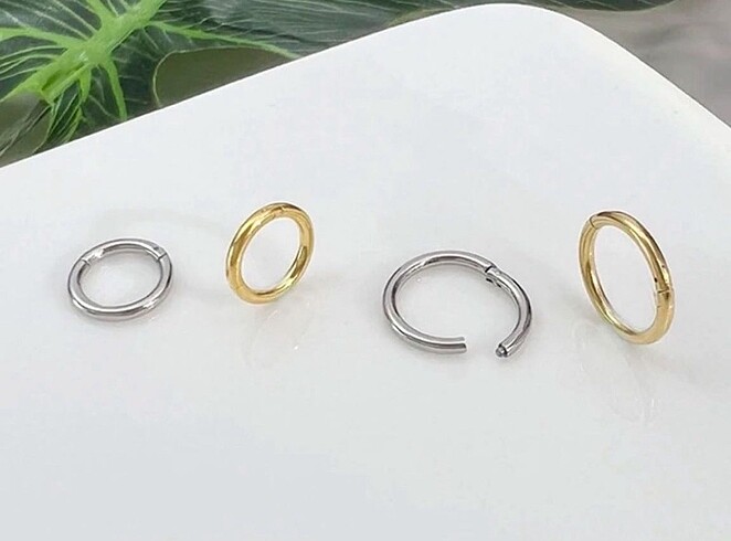 Çelik halka piercing