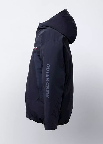 Blok renkli şişme mont - Görsel 3