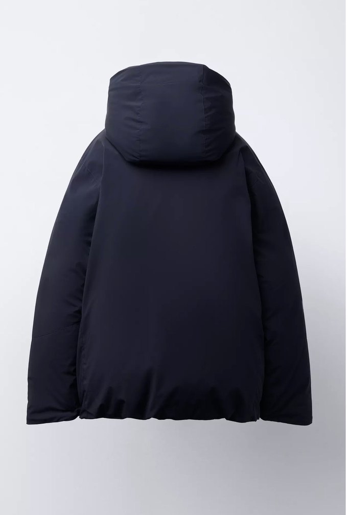 Blok renkli şişme mont - Görsel 4