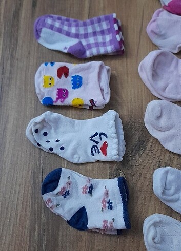  Beden 30 adet kız bebek çorap 